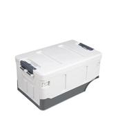 HKABCXT Comic Book Storage 35L Multi-purpose Flat Top Folding Storage Box,suitable For Car Suitcases And Large Camping Outdoor Waterproof Boxes(White S)