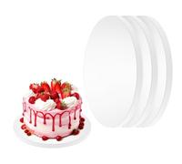 HKACSTHI Cake Boards 14 Inch Round 1/2 Inch Thick White Cardboard Cake Drums Base para Pastel (White, 14 Inch)