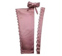 HKARWO Women's Corset Back Kit Satin Zipper Replacement Adjustable Lace up for Prom Formal Prty Wedding Dress, Dusty Rose, 18