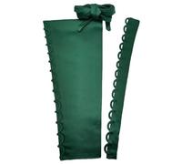HKARWO Women's Corset Back Kit Satin Zipper Replacement Adjustable Lace up for Prom Formal Prty Wedding Dress, Emerald Green, 16