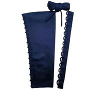 HKARWO Women's Corset Back Kit Satin Zipper Replacement Adjustable Lace up for Prom Formal Prty Wedding Dress, Navy Blue, 10