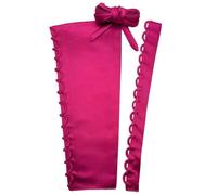 HKARWO Women's Corset Back Kit Satin Zipper Replacement Adjustable Lace up for Prom Formal Prty Wedding Dress, Hot Pink, 14