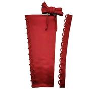 HKARWO Women's Corset Back Kit Satin Zipper Replacement Adjustable Lace up for Prom Formal Prty Wedding Dress, Wine Red, 10