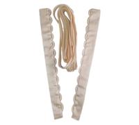 HKARWO Women's Prom Dress Zipper Replacement Adjustable Fit Satin Corset Back Kit Lace up for Wedding Dress, Champagne, 12