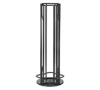 HKASDUGC Coffee Capsule Stand for , 360° Rotating Pod Holder, Space Saving Capsule Rack with Anti Slip Thick Base, Wrought Iron Capsule Organizer for 20 Pods, Easy to Use and Clea (Black)
