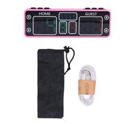 HKASDUGC Electronic Scoreboard LED 10 Digit Touch Magnetic Rechargeable Digital Scoreboard, Wireless Score Keeper with Bright Display and Loud Beep, Portable Magnetic Scoreboard for Indoor (Pink)