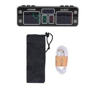 HKASDUGC Electronic Scoreboard LED 10 Digit Touch Magnetic Rechargeable Digital Scoreboard, Wireless Score Keeper with Bright Display and Loud Beep, Portable Magnetic Scoreboard for Indoor (Black)