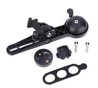 HKASDUGC Plastic Multifunction Bike Computer Bracket Code Table Bell Holder, Mountain Road Bicycle Accessories, Lightweight Waterproof Design with Action Cam/Light Adapter Slot, for 31.8mm (B)