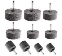 HKATOPS Mounted Flap Wheels Set,180# 6mm Shank Mounted Polishing Wheels for Remove Rust,Weldding,Sanding Finishing,Metal,Wood Working-25mm,30mm,40mm,50mm,60mm
