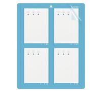 HKC Cutting Mat for Cricut Explore and Maker, 2 x 2 Card Mat for Cricut All Cards, Reusable, Create Four Cards at The Same Time, Quick Create Individual Cards, 41.5 x 33 cm