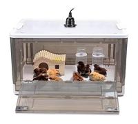HKDQ Chick Brooder,Brooder Box for Chicks,Brooder Heater Warms up to 15 Chicks (20″x14″x12″)