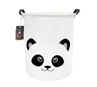 HKEC Baby Laundry Hamper,Kids Laundry Baskets,Waterproof Toy Storage Bin,Dirty Clothes Hamper for Nursery,Panda Gift Baskets,Boys Bedroom Decor(Panda)