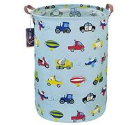 HKEC Kids Laundry Basket,Boys Toy Storage Bin,Baby Dirty Clothes Hamper,Nursery Hamper for Bedroom,Gift Baskets(Car)