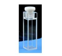 HKEJSJWA Path Length 10mm Quartz Cuvette With Stopper, Four-side Light Enetrability, High Light Transmission Resistance To Acid, Alkali And Organic Solutions