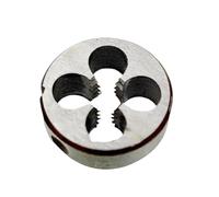 HKEJSJWA Thread Left Hand Round Die, M2 M2.5 M3 M3.5 M4 M4.5 M5 M6 M7 M8 M10 M12 X1 0.75 0.5 0.35 0.45 1.25 Screw Threading Dies, Non-adjustable Round Thread Die(M2X0.4 LH)