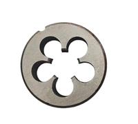 HKEJSJWA Thread Left Hand Round Die UNC UNS UNF 1/4 5/16 3/8 7/16 1/2 3/4 7/8 1''-8 12, Screw Threading Dies, Non-adjustable Round Thread Die(UNF9I16-18 LH)