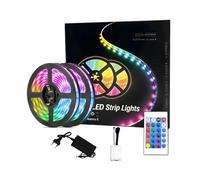 HKF HO KI HO LED Strips Light 15M, RGB LED Strip Lights with 24 - Keys Remote Control, Colour Changing Led Lights for Bedroom, Party, European Power Plug