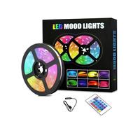 HKF HO KI HO LED Strips Light 2M,RGB LED Strip Lights with 24-Keys Remote Control,Colour Changing Led Lights for Bedroom,Party