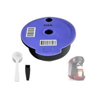 HKFENG Rueable Coffee Pod 60ML with Silicone Lid Refillable Coffee Pods Compatible with TASS*mo Coffee Machine (60ML)