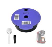 HKFENG Rueable Coffee Pods 180ML with Silicone Lid Refillable Coffee Pods Compatible with TASS*mo Coffee Machine (180ML)