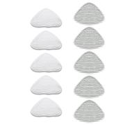 Hkfgdjdl 10Pcs Steaming Cleaner Replacement Cover for 100 Steaming Cleaner Machine Washable Reusable Cloth Easy Installation