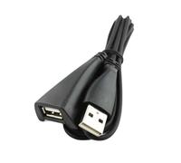 Hkfgdjdl 150CM USB2.0 Extension Cable Female To Male Receiver Extender For Enhances Stability