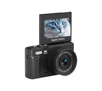 Hkfgdjdl 5K 75MP Digital Camera With 3Inch 180°Flipping Screen 18X Zooming WiFi Vlog Camera For Beginners And Content Creators