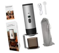 Hkfgdjdl Automatic Capsuled Coffee Maker With Heating Function Portable Compacts Design For Travel Camping Home Office Use