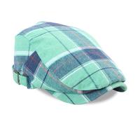 Hkfgdjdl British Vintage Checkered Cotton Berets Cap Unisex Design Fashion Hat For Casual Outfits And Outdoor Activities