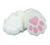 Hkfgdjdl Cosplay Animal Cat Fursuit Feet Paw Claw Shoes Furry Boots Anime Costume Accessories Outdoor Footwear for Halloween