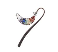 Hkfgdjdl Elegant Tree Metal Bookmarks with Moon Designs Nature Inspired Bookmarks for Night Reading and Book Lovers