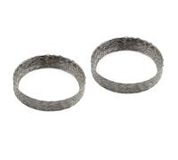 Hkfgdjdl Exhaust Pipe Gasket Seal High Temperature Resistant Exhaust Flange Gasket Simple Installation for Motorcycle