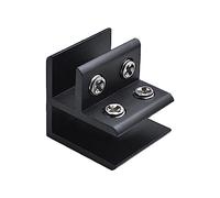Hkfgdjdl Fixing Clip,Aluminum Alloy Frame-less Glass Bracket Connector Wall Tile Clip/Type Glass Corner Clamp