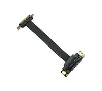 Hkfgdjdl PCIe3.0 90 Degree Reverse Extension Cable Fast speed Data Transfer for Desktop Motherboards Expansion