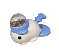 Hkfgdjdl press feeders,Fish Press Activated Pet Treat Dispenser For Dog Food Release Encourages Indoor Exercise And Mental