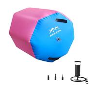 Hkfgdjdl Professional Inflatable Gymnastics Mat For Handsprings Stretching And Flexibility Featuring Portable Design And Various