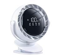 Hkfgdjdl USB Intelligent Fan with cooling, 720° Adjustable Angled, Quiet Operations, 4 Speeds for Home and Office