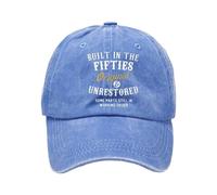 Hkfgdjdl Wash Cotton Baseball Cap with Adjustable Strap and Fifties Design for Comfortable Sun Protections All Season Headwear