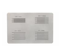 HKFGSHOP 4in1 Cross-hatch Plate, Cross Cut Guide Adhesion Tester, Cut Cutting Space 1mm 1.5mm 2mm 3mm, For Adhesion Between Coating And Substrate, Laboratory 4-in-1