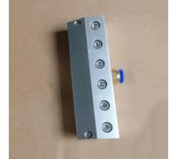 HKFGSHOP Aluminum Dust Blowing Air Blade, Dust Blowing Air Knife with 1/4" Thread Interface, Water Removal/dust Removal/Wind Curtain Isolation, for Industrial Production Line, Clean Conveyor Belts