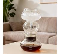 HKFGSHOP Cold Brew Coffee Maker, Iced Dripper Coffee Maker, 800ml Upper Jug + 800ml Lower Jug, High Borosilicate Glass Pot, Stainless Steel Adjustable Dripper, Makes 4-6 Cups, for Home Office