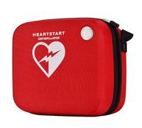HKFGSHOP Portable Defibrillator Container, AED Storage Bag, 24x21x11cm, with Remote Control Signal Hole, Eye-catching Symbol, Suitable for AED120P Series