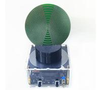 HKFGSHOP Rotatable MWO Oscillating Disc, Motorized Tesla Oscillation Disc, Field Generator, 12 LED Lamp Beads At The Bottom, Rotation Speed Adjustable, for Yoga Room, Meditation