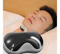 HKFGSHOP Smart Snore Stopper Device, Sleep Apnea Stop Snore Electric Mini Anti Snoring Devices, Physical Throat Massage, Double Pulse Automatic Intervention, for Better Sleep