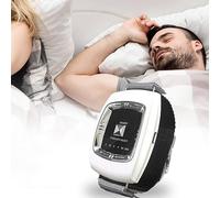 HKFGSHOP Smart Snore Wrist Watch, Anti Snoring Device Wristband, Physical Snoring Stop, Vibration and Electric Pulse Mode, Reminder Intensity Adjustable, for Improving Snore and Sleep, Men and Women