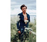 HKFLD 5D Diamond Painting Poster with Singer Harry Styles Round Crystal Rhinestone Embroidery Cross Stitch Handmade Gifts for Adults and Kids 6k326g30x40CM