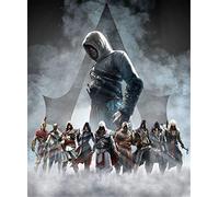 HKFLD Assassin's Creed Full Width Poster, 5D DIY Diamond Painting, Embroidery Kit with Round Diamond Artworks, Home Decoration, 6k224g30x40CM