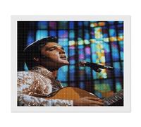 HKFLD Diamond Painting Art Kits，5D Diamond Painting Kits for Adults, Elvis Presley ，Painting Pictures Cross Stitch Arts Home Wall Decor60*80cm
