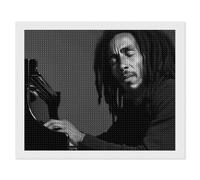 HKFLD Diamond Painting Kits for Adults, Reggae Bob Marley .Diamond Art Kits for Adults 5D Colorful Diamond Art Painting 50 * 60cm