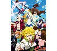 HKFLD DIY 5D Diamond Painting Kit Anime Seven Deadly Sins Perfect for Parent-Child Activities and Kids Gift Embroidery Mosaic Home Decoration Handmade Gifts 6k379g30x40CM